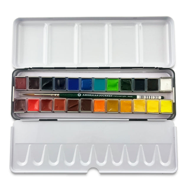 American Journey Voyager 24 Color Half Pan Set