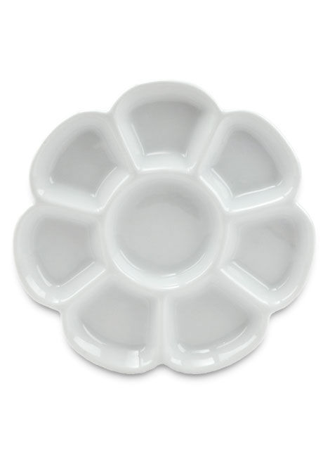 Cheap Joe's Porcelain Flower Palette - 9-Well