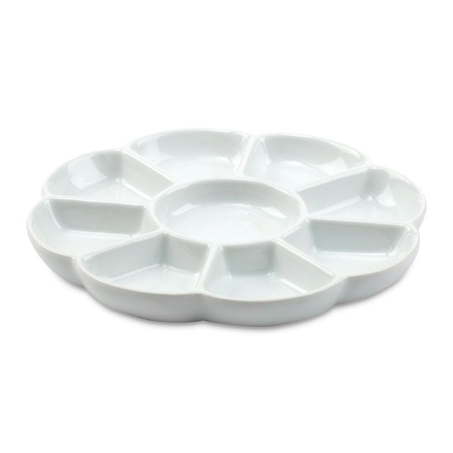 Cheap Joe's Porcelain Flower Palette - 9-Well
