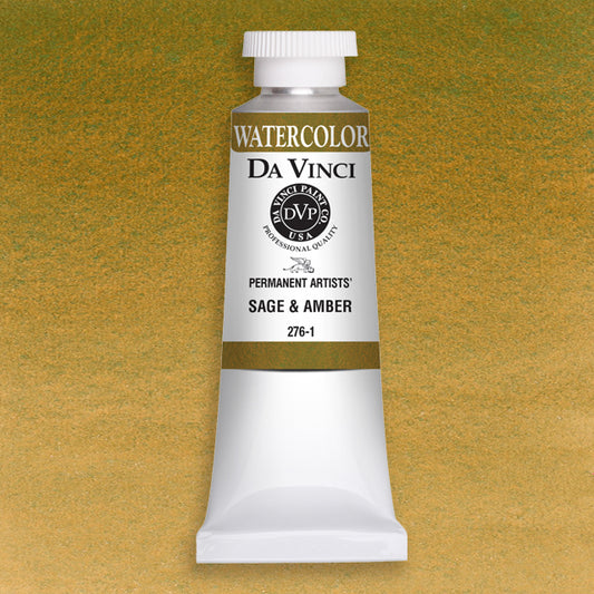 Da Vinci Artists' Watercolor - Sage & Amber, 37 ml