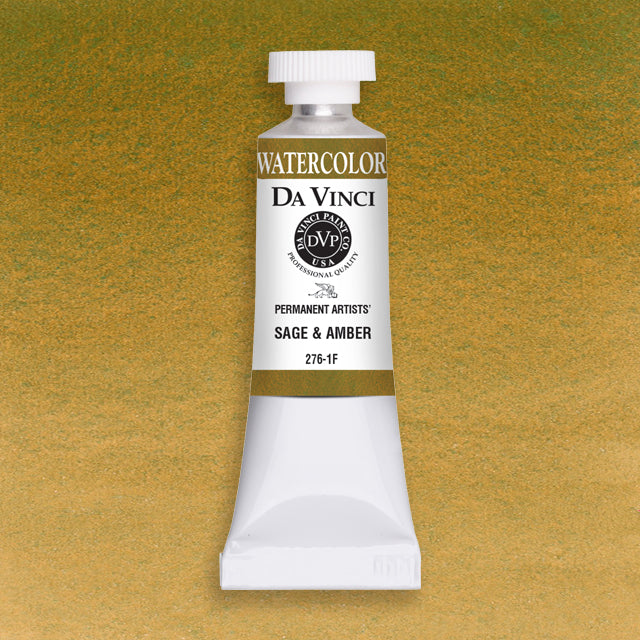 Da Vinci Artists' Watercolor - Sage & Amber, 15 ml