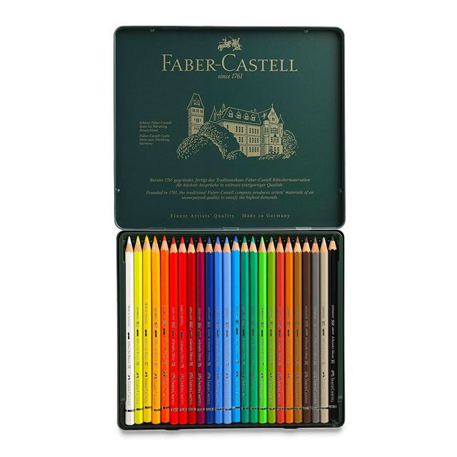 Faber-Castell Albrecht Durer Watercolor Pencil Set - 24 Assorted Colors