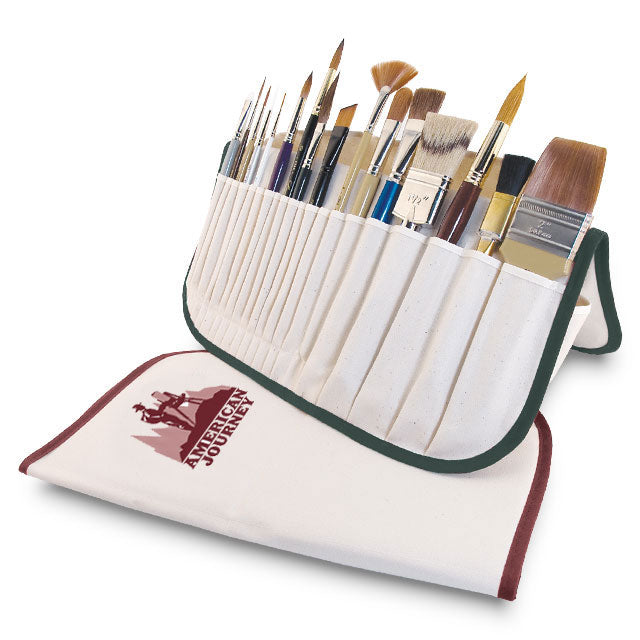 American Journey Canvas Brush Holders