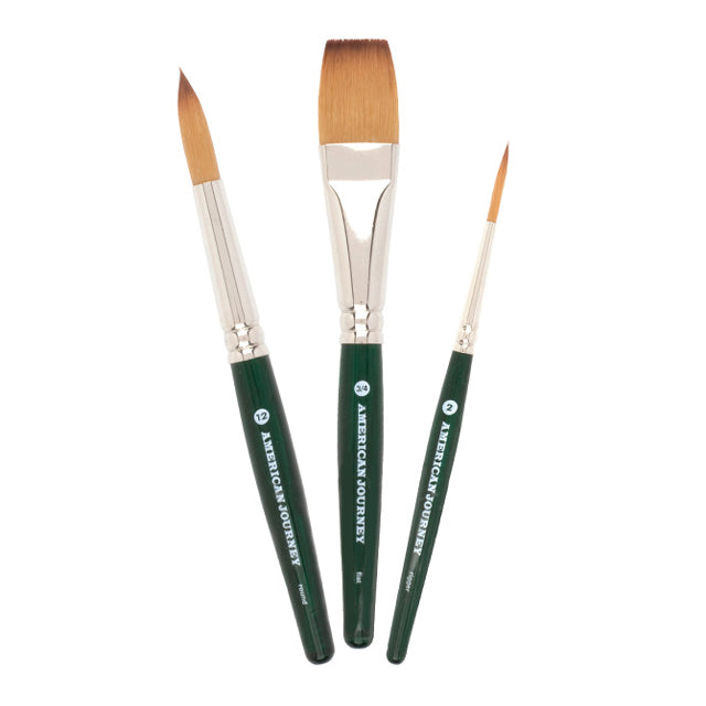American Journey Interlocked Synthetic Brushes