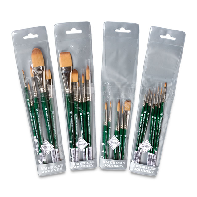 American Journey Interlocked Synthetic Brush Sets
