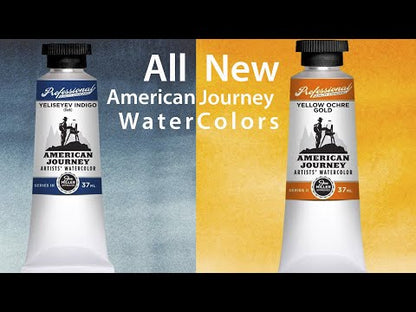American Journey Artists' Watercolor - Yeliseyev Indigo Dark, 37 ml, (PB27/PV19/PBk6)