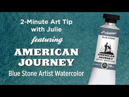 American Journey Artists' Watercolor - Blue Stone, 37 ml, (PB36/PY42)