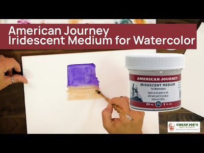American Journey Iridescent Watercolor Medium - 2 oz.